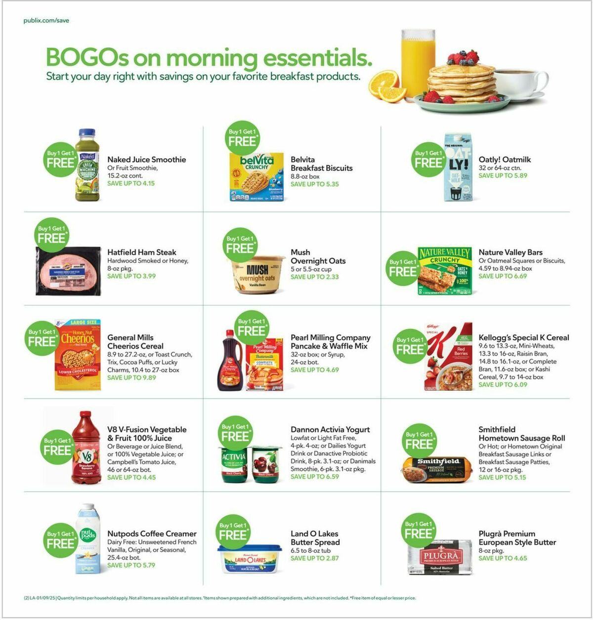 Publix Weekly Ad from January 9