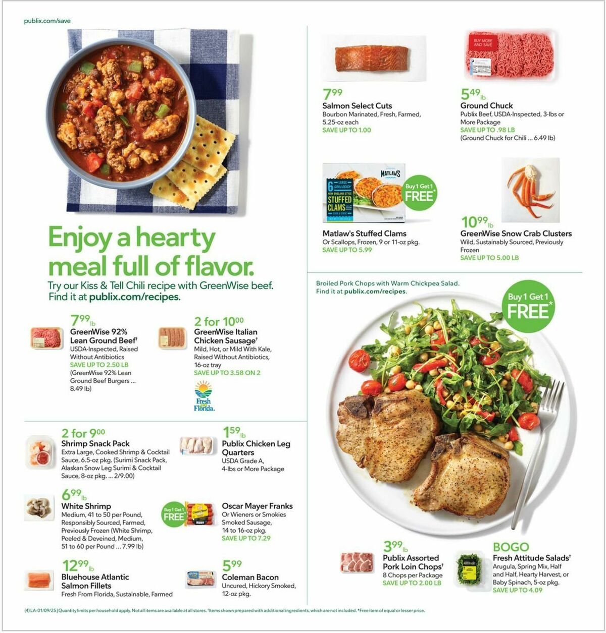 Publix Weekly Ad from January 9