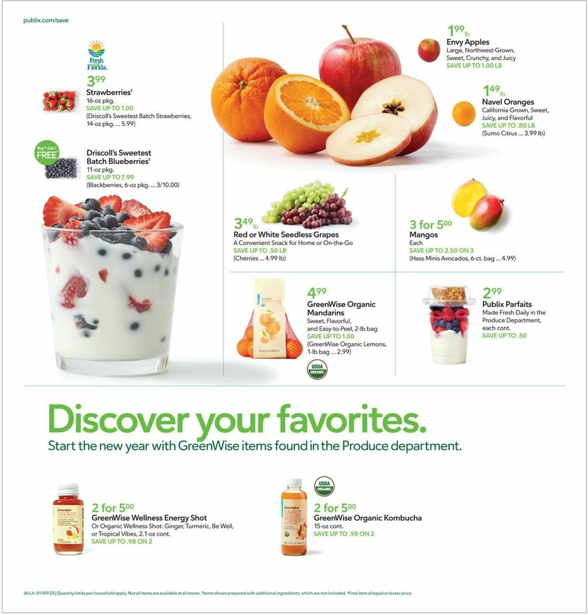 Publix Weekly Ad from January 9