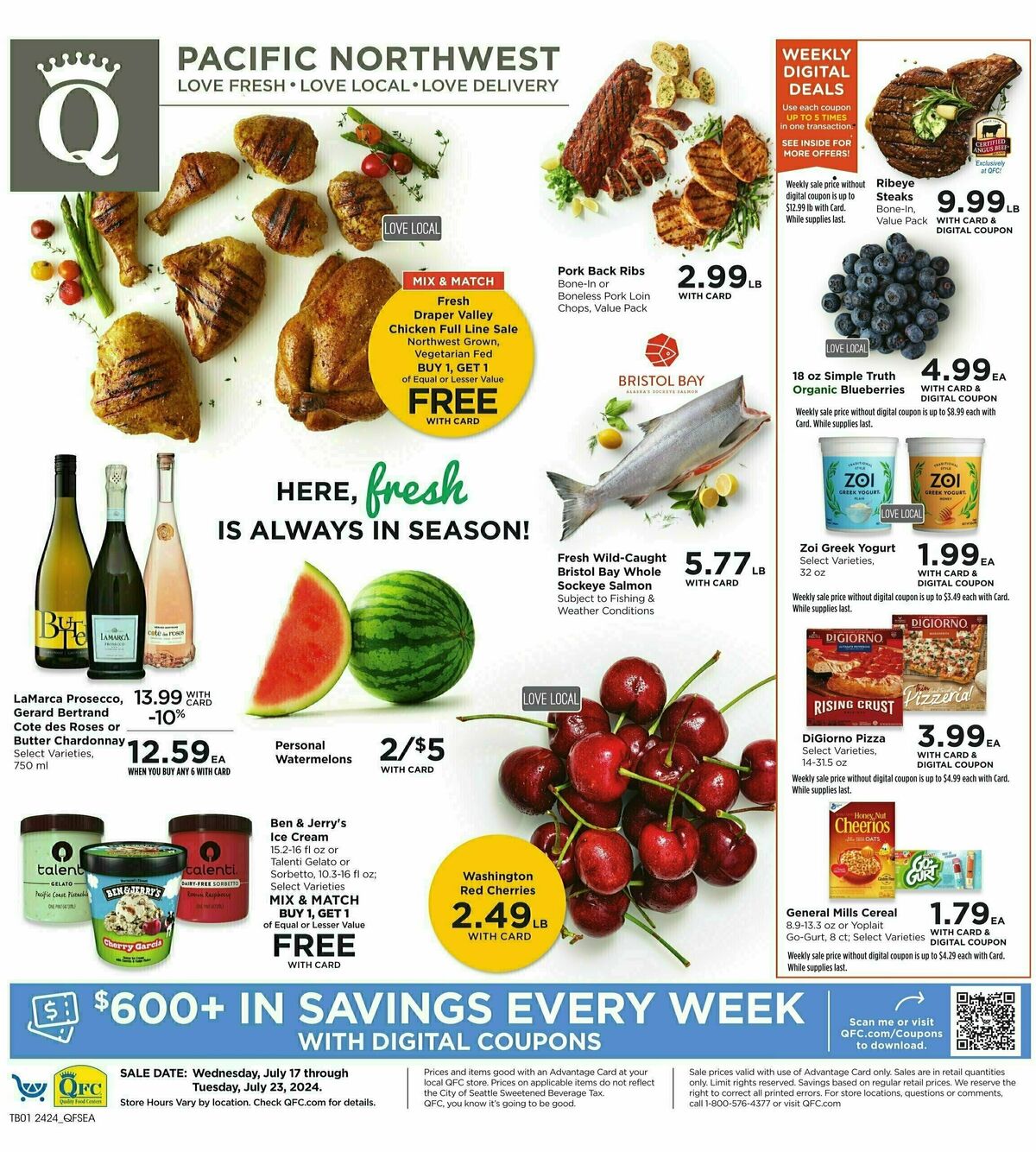 QFC Weekly Ad from July 17