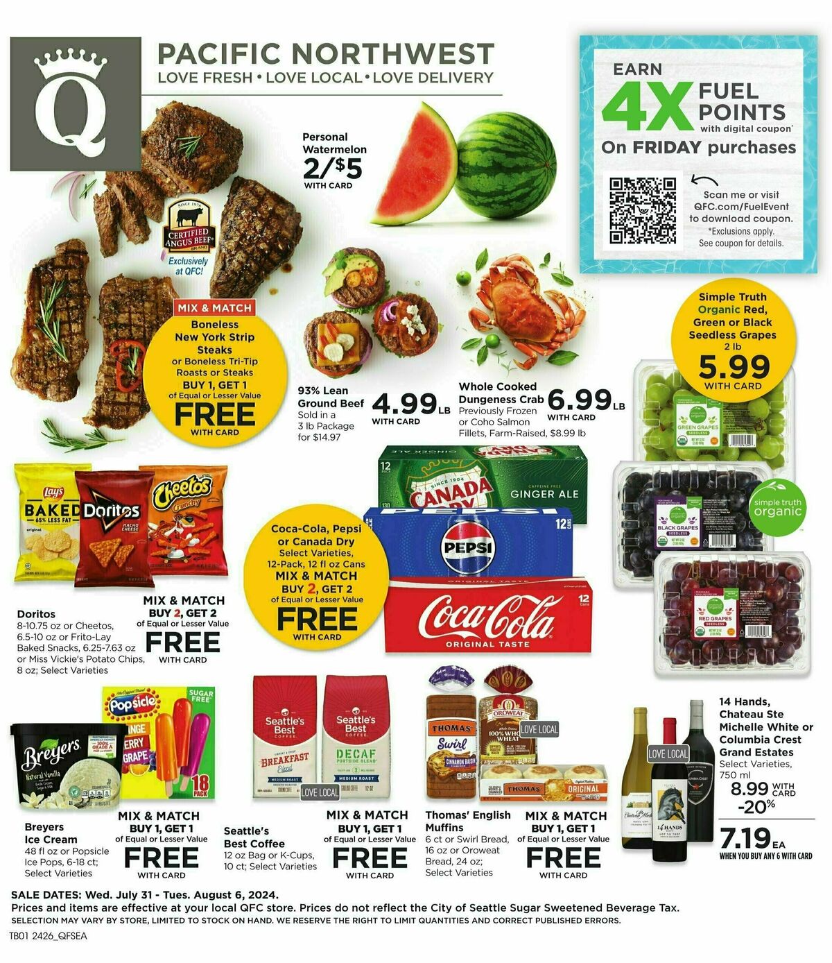 QFC Weekly Ad from July 31