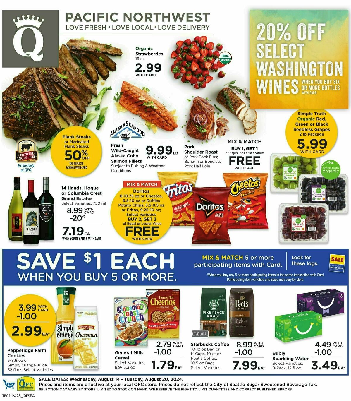 QFC Weekly Ad from August 14