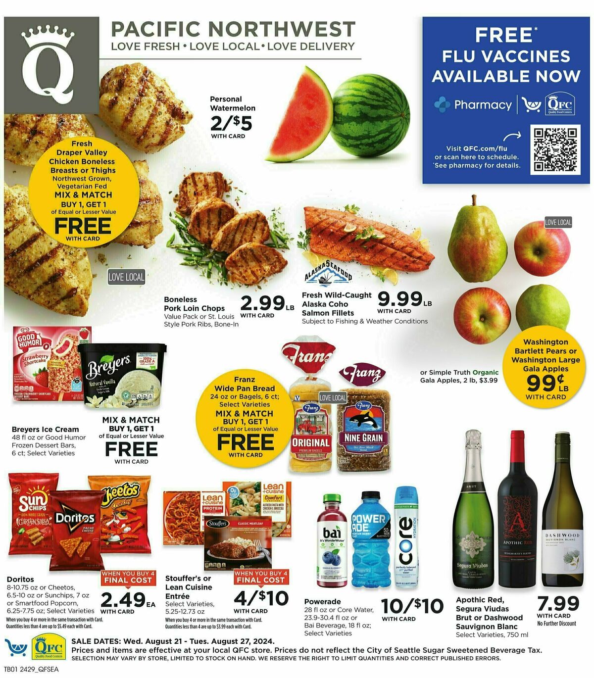 QFC Weekly Ad from August 21