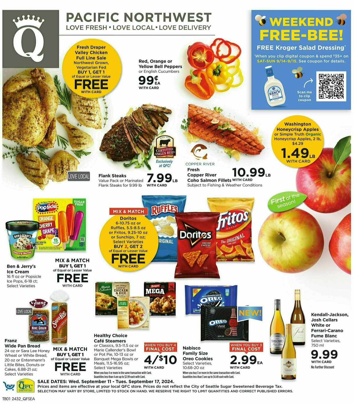 QFC Weekly Ad from September 11