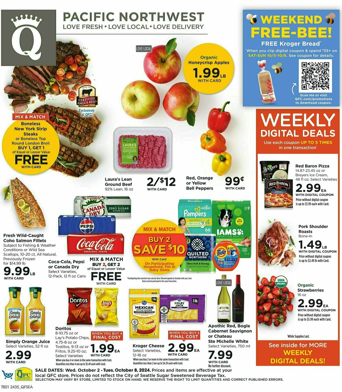 QFC Weekly Ad from October 2