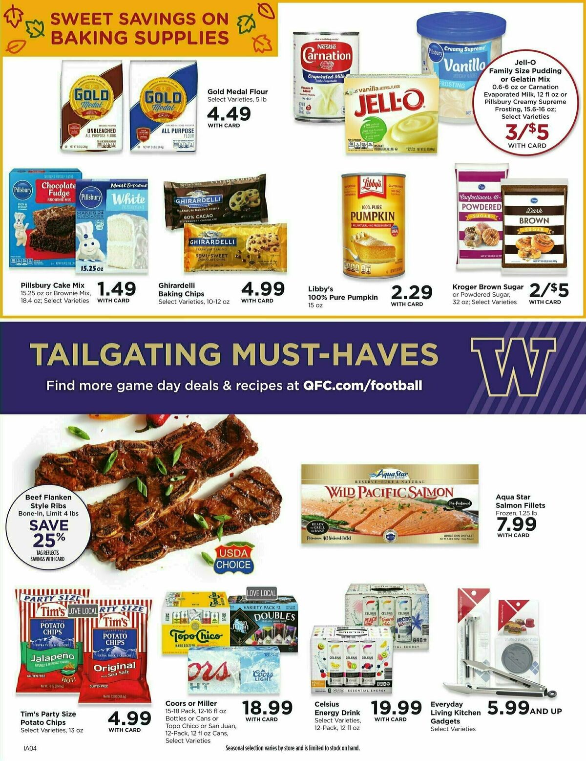 QFC Weekly Ad from October 2