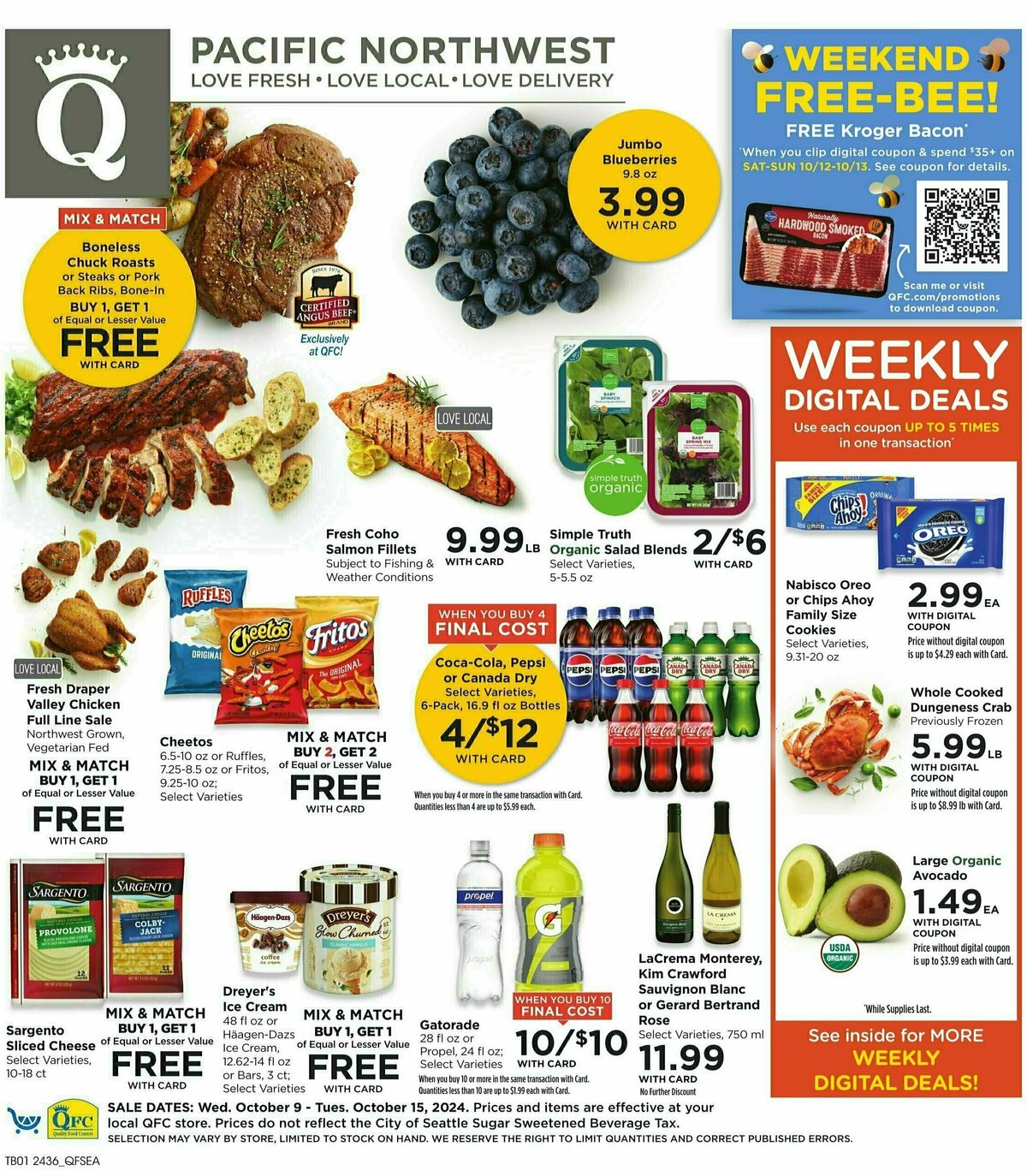 QFC Weekly Ad from October 9