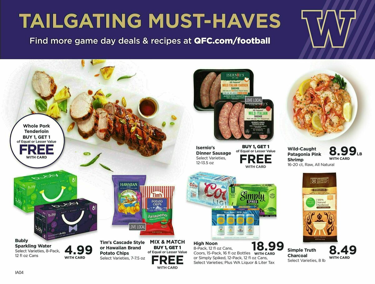 QFC Weekly Ad from October 9