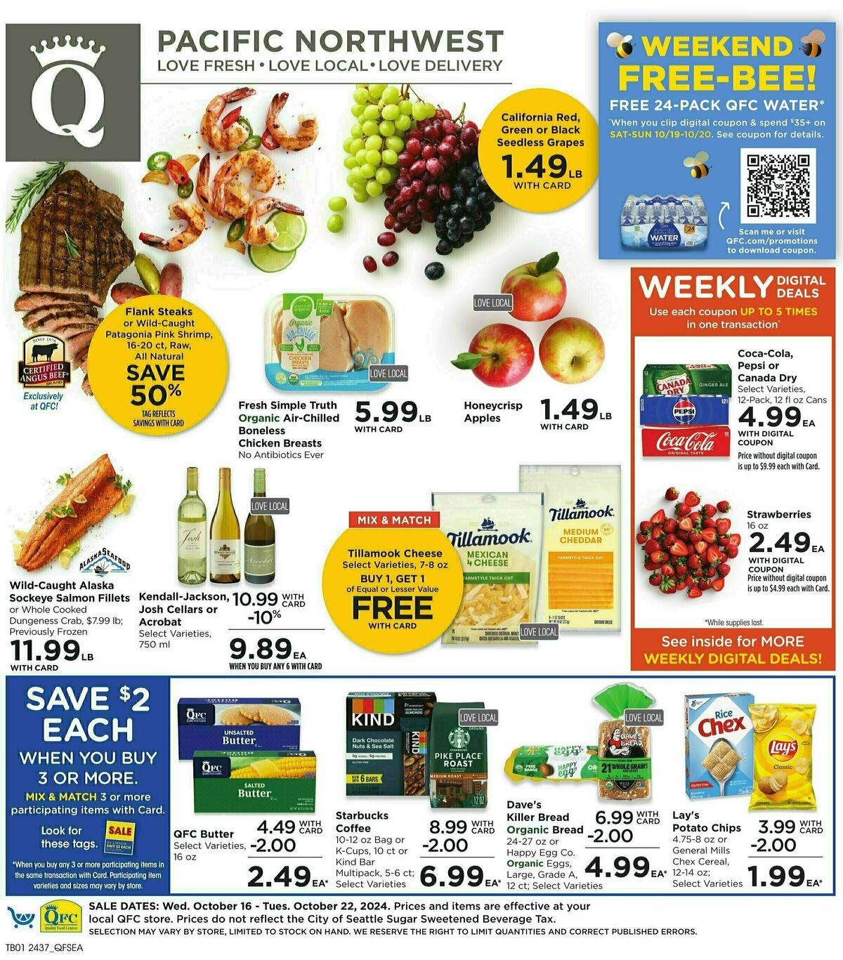 QFC Weekly Ad from October 16