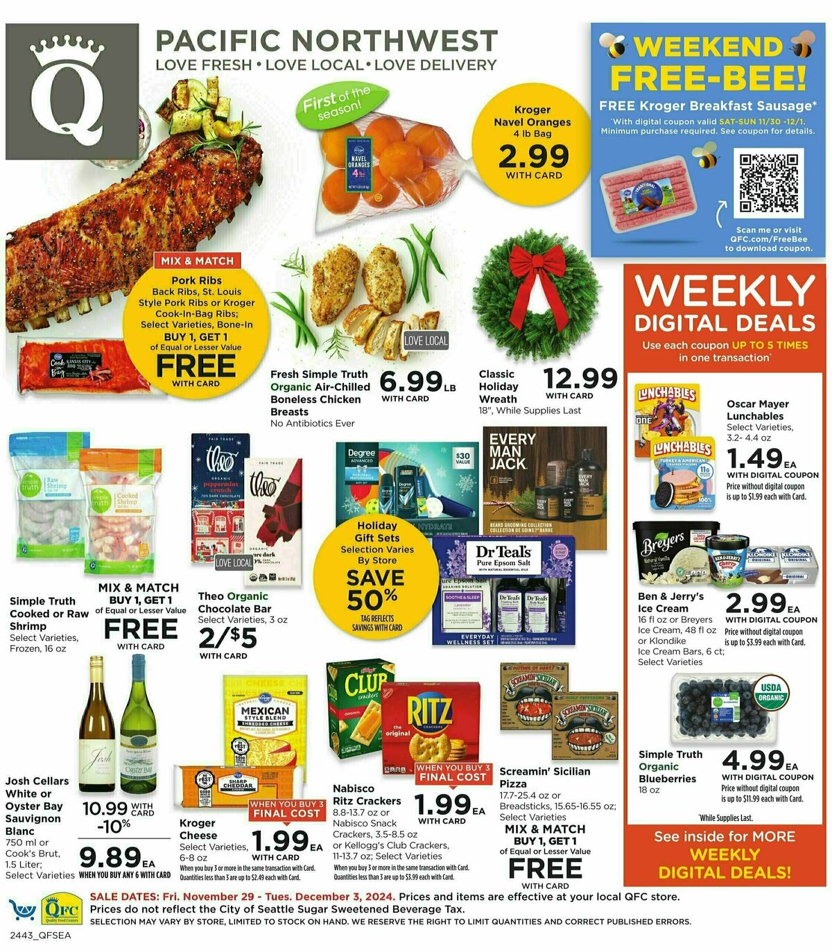 QFC Weekly Ad from November 29