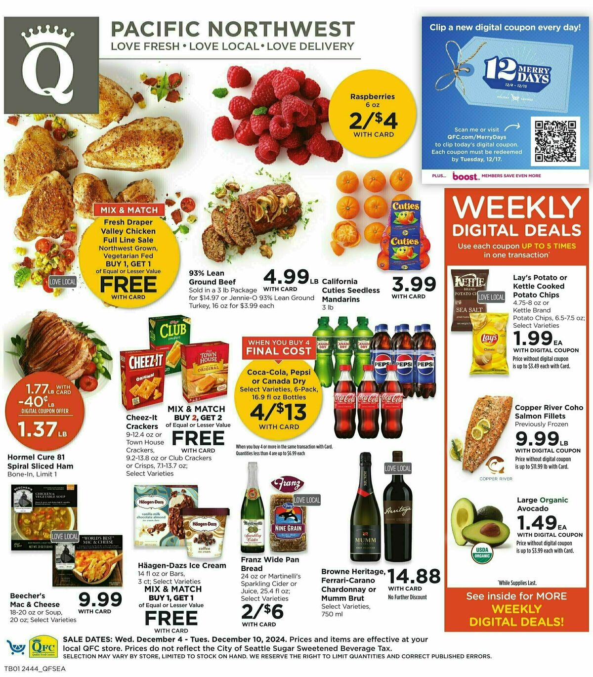 QFC Weekly Ad from December 4