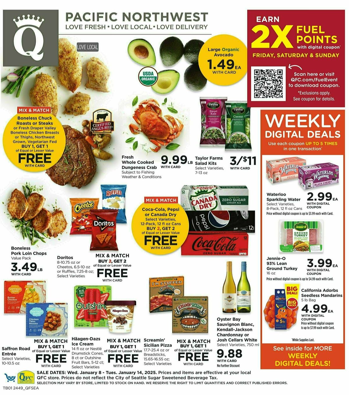 QFC Weekly Ad from January 8