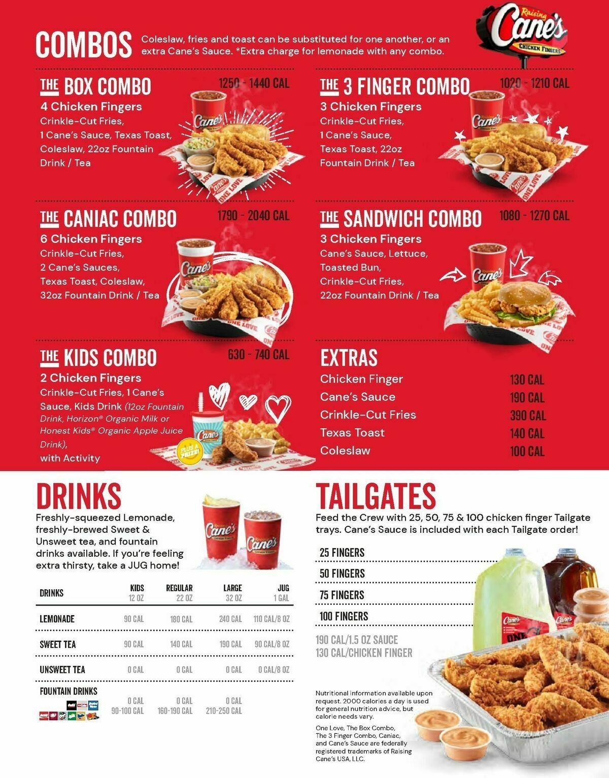 Raising Cane's Weekly Ad from June 1