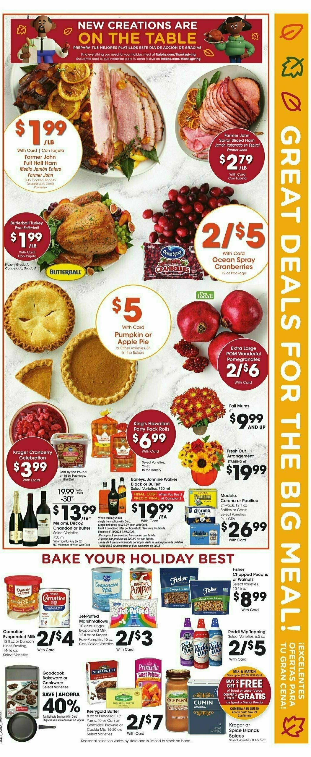 Ralphs Weekly Ad from November 15