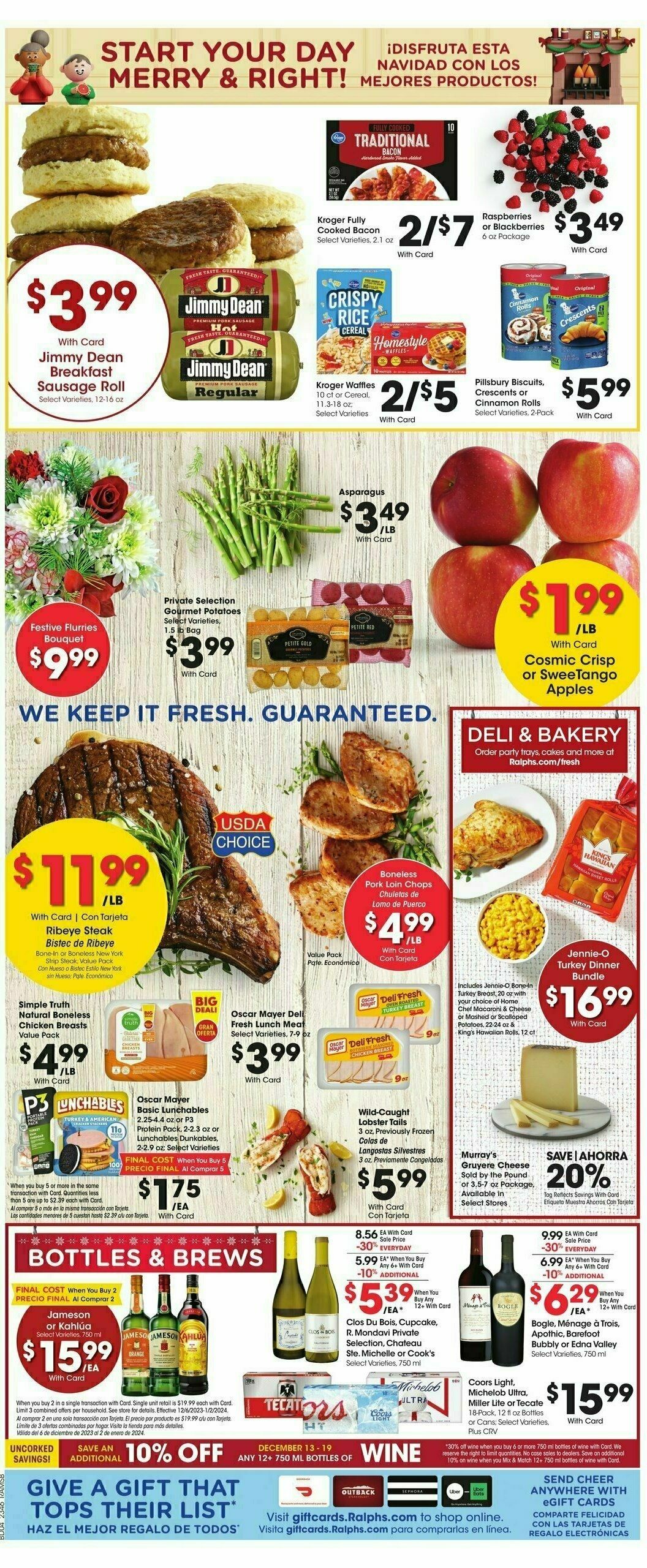 Ralphs Weekly Ad from December 13