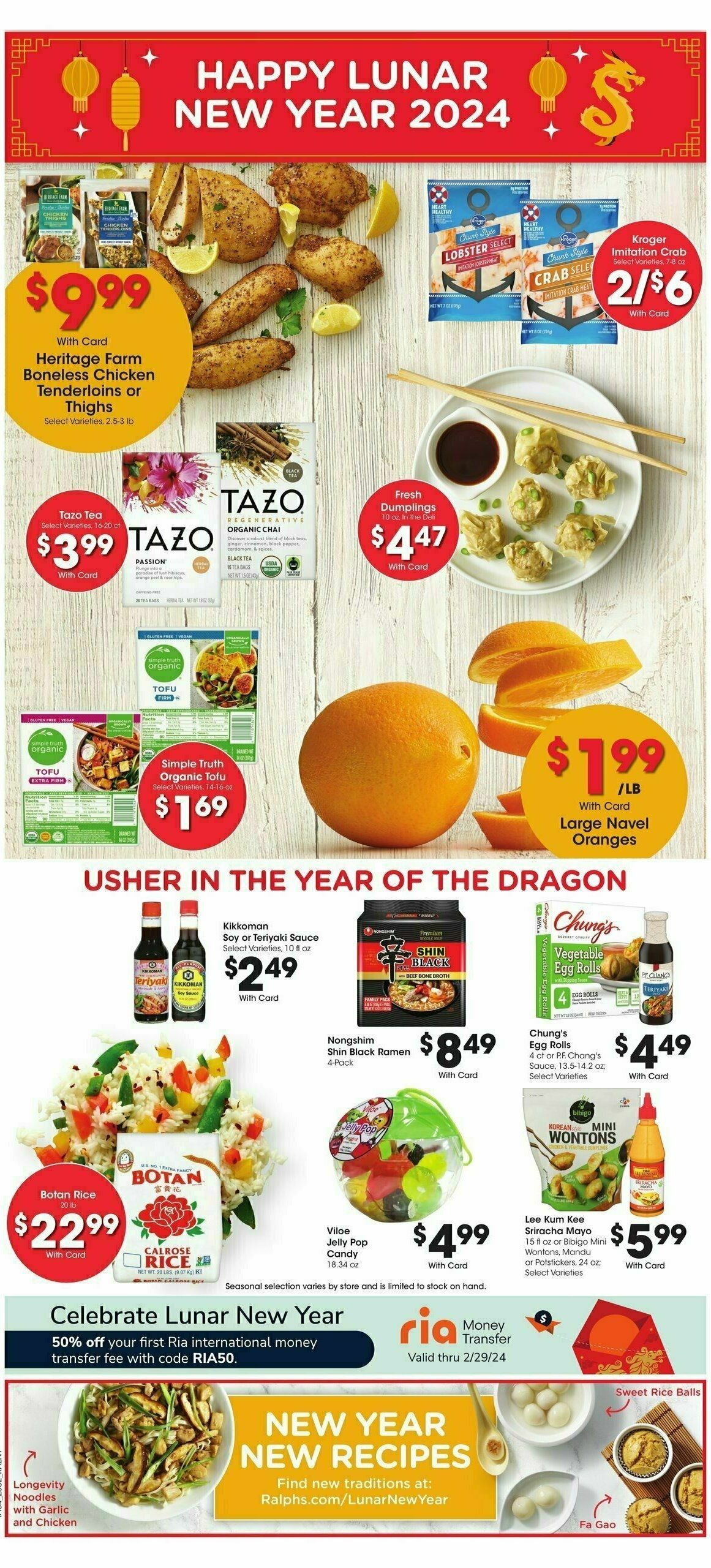 Ralphs Weekly Ad from January 24