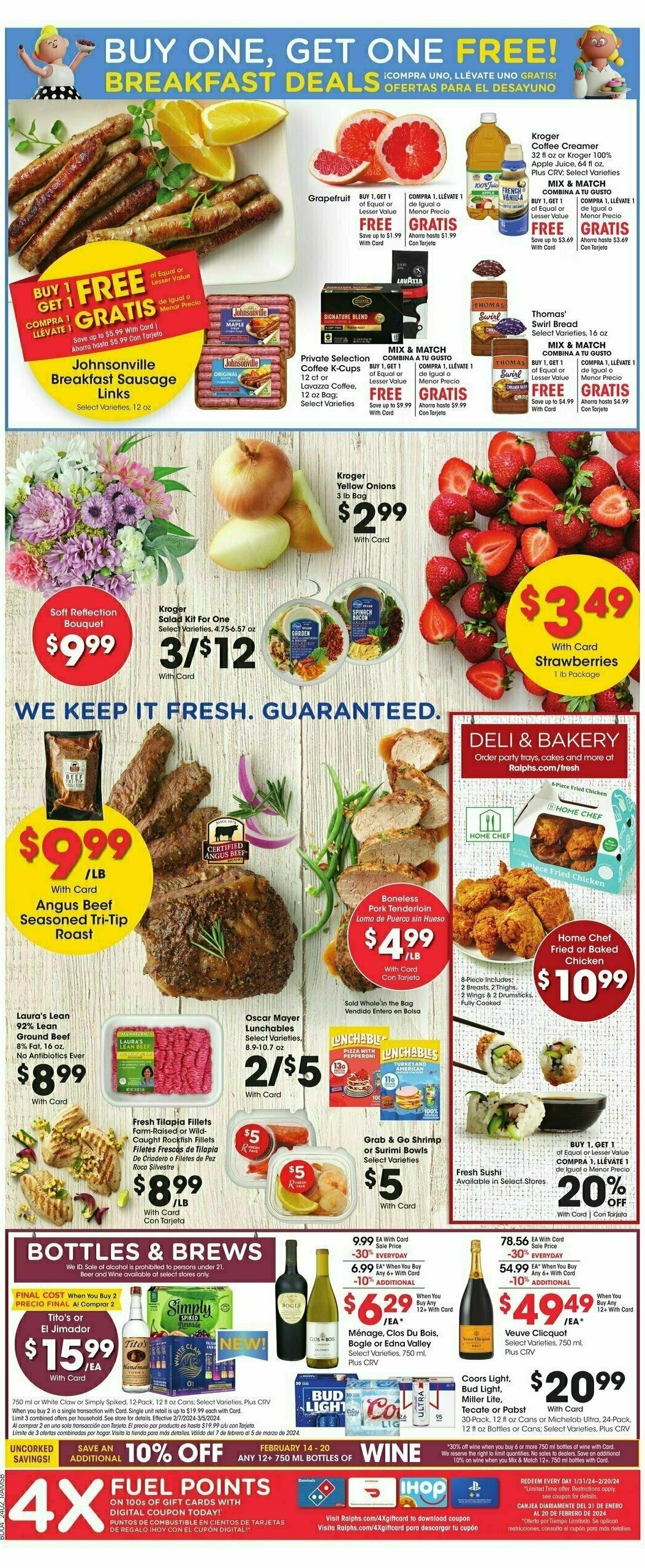 Ralphs Weekly Ad from February 14