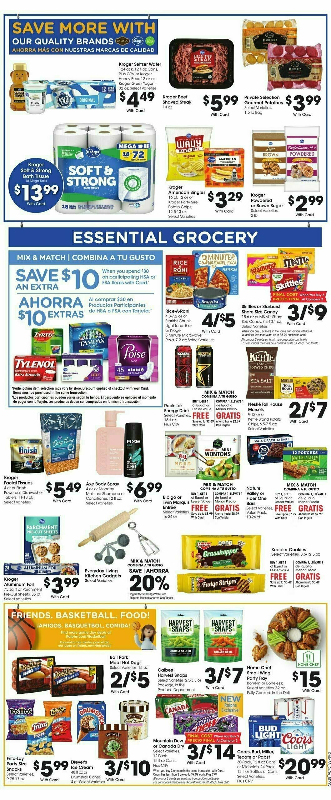 Ralphs Weekly Ad from March 13