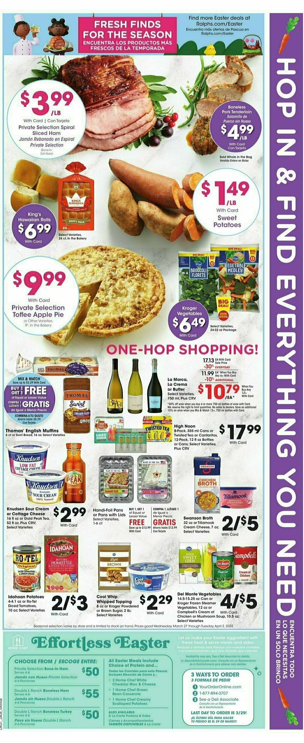 Ralphs Weekly Ad from March 27