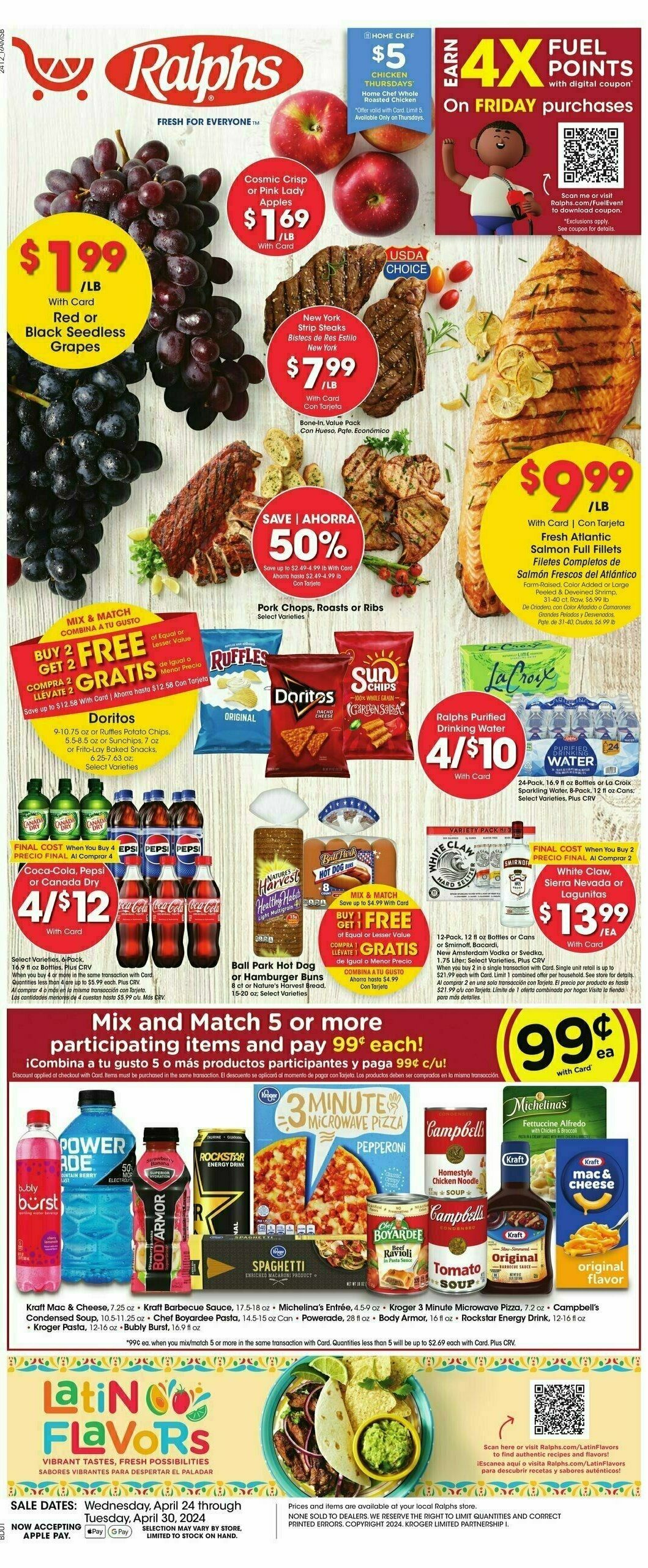 Ralphs Weekly Ad from April 24