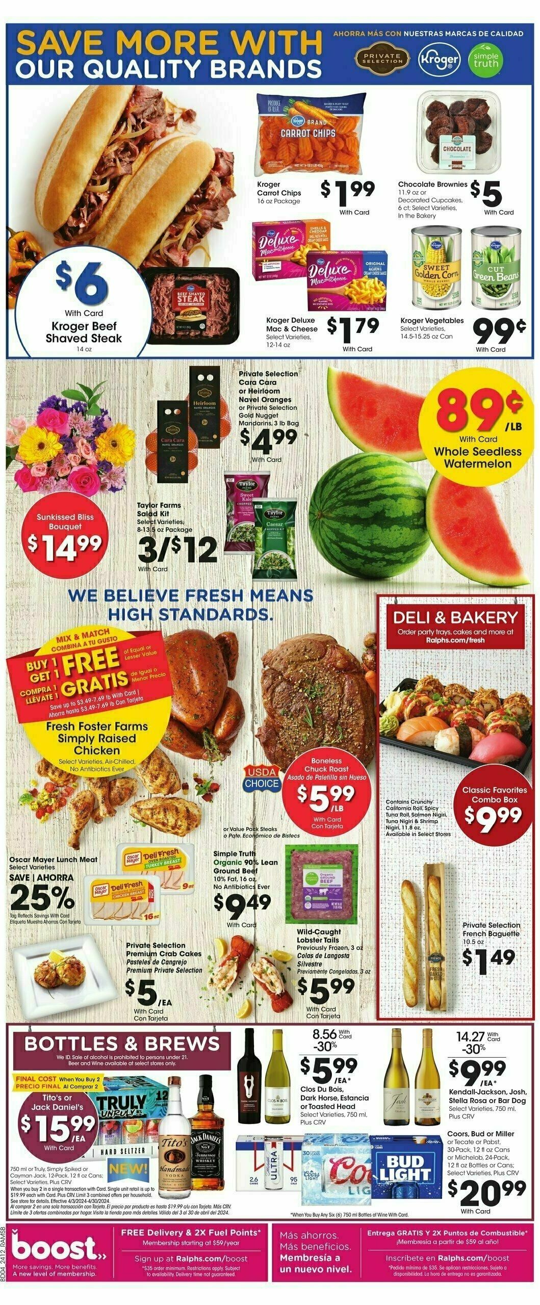 Ralphs Weekly Ad from April 24