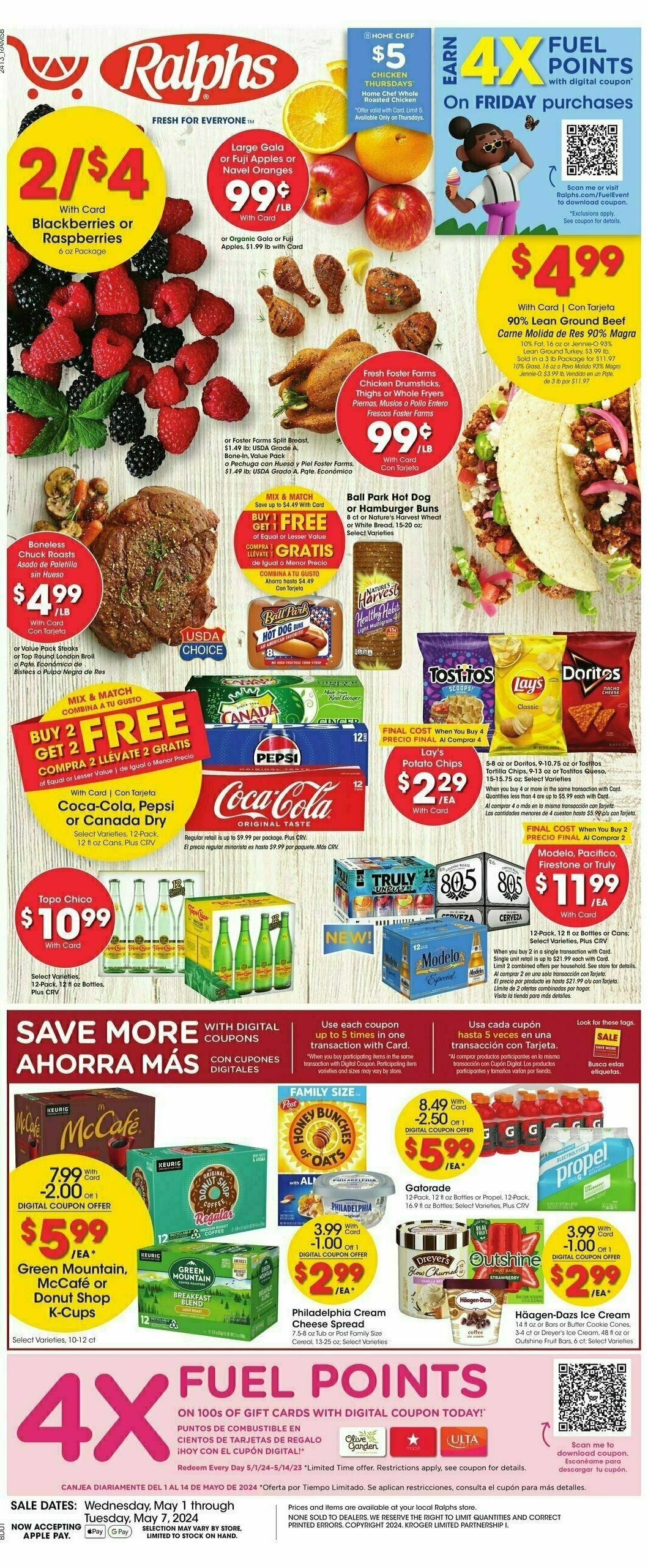 Ralphs Weekly Ad from May 1