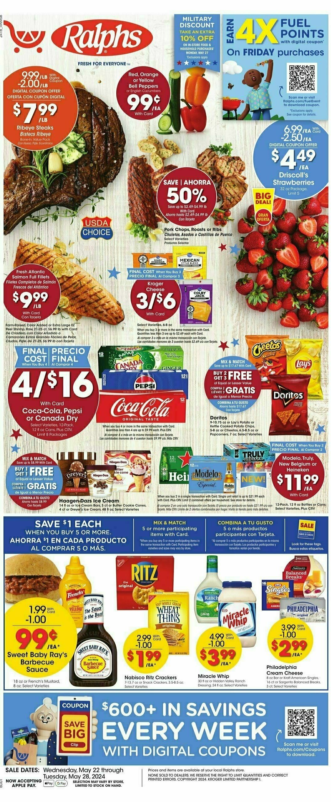 Ralphs Weekly Ad from May 22