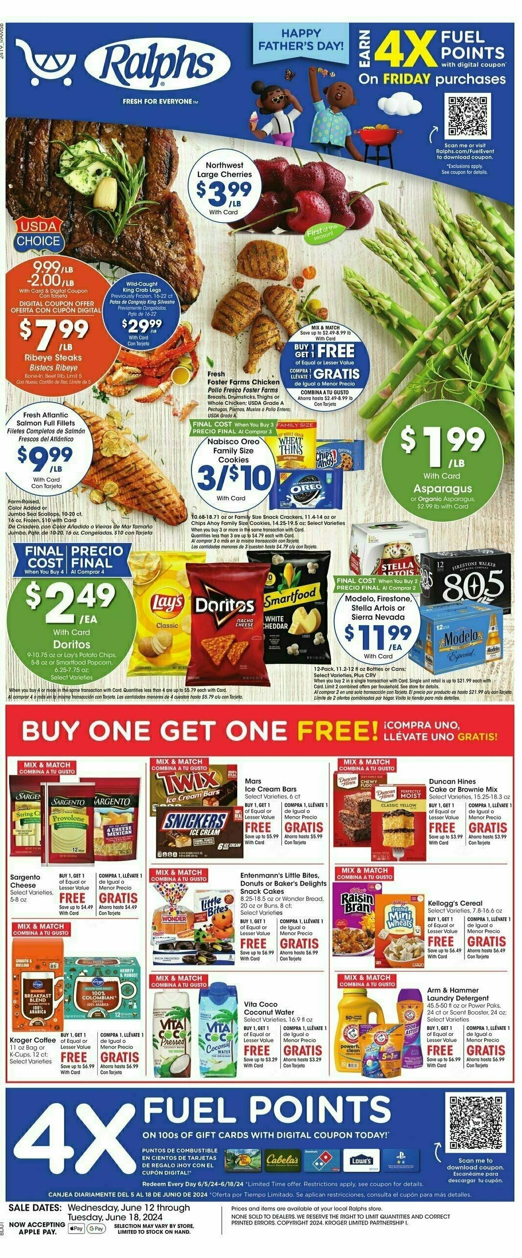 Ralphs Weekly Ad from June 12