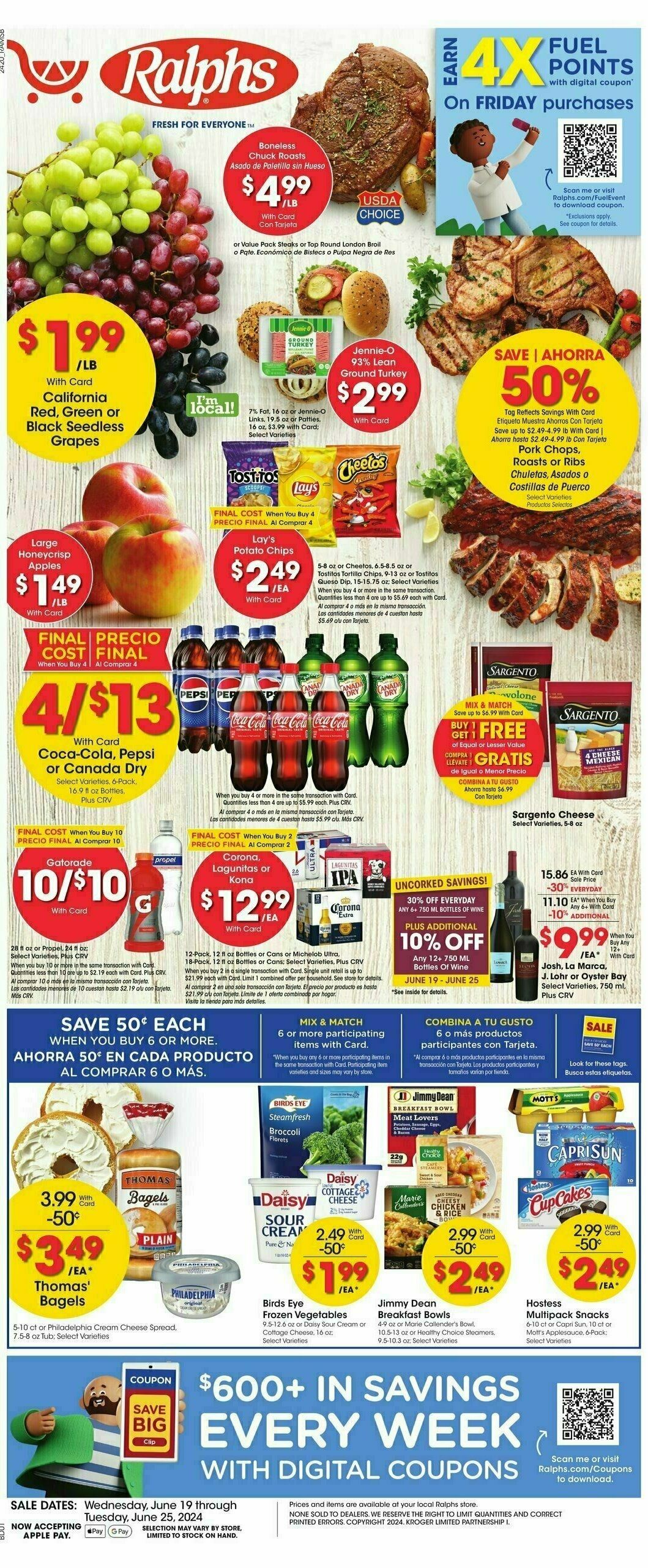 Ralphs Weekly Ad from June 19