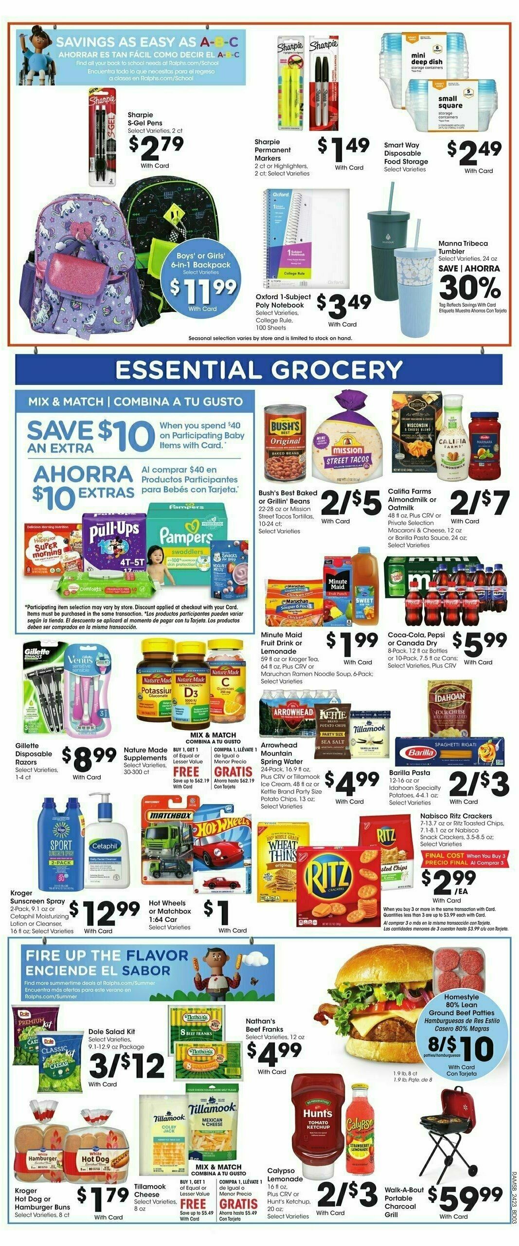 Ralphs Weekly Ad from July 10