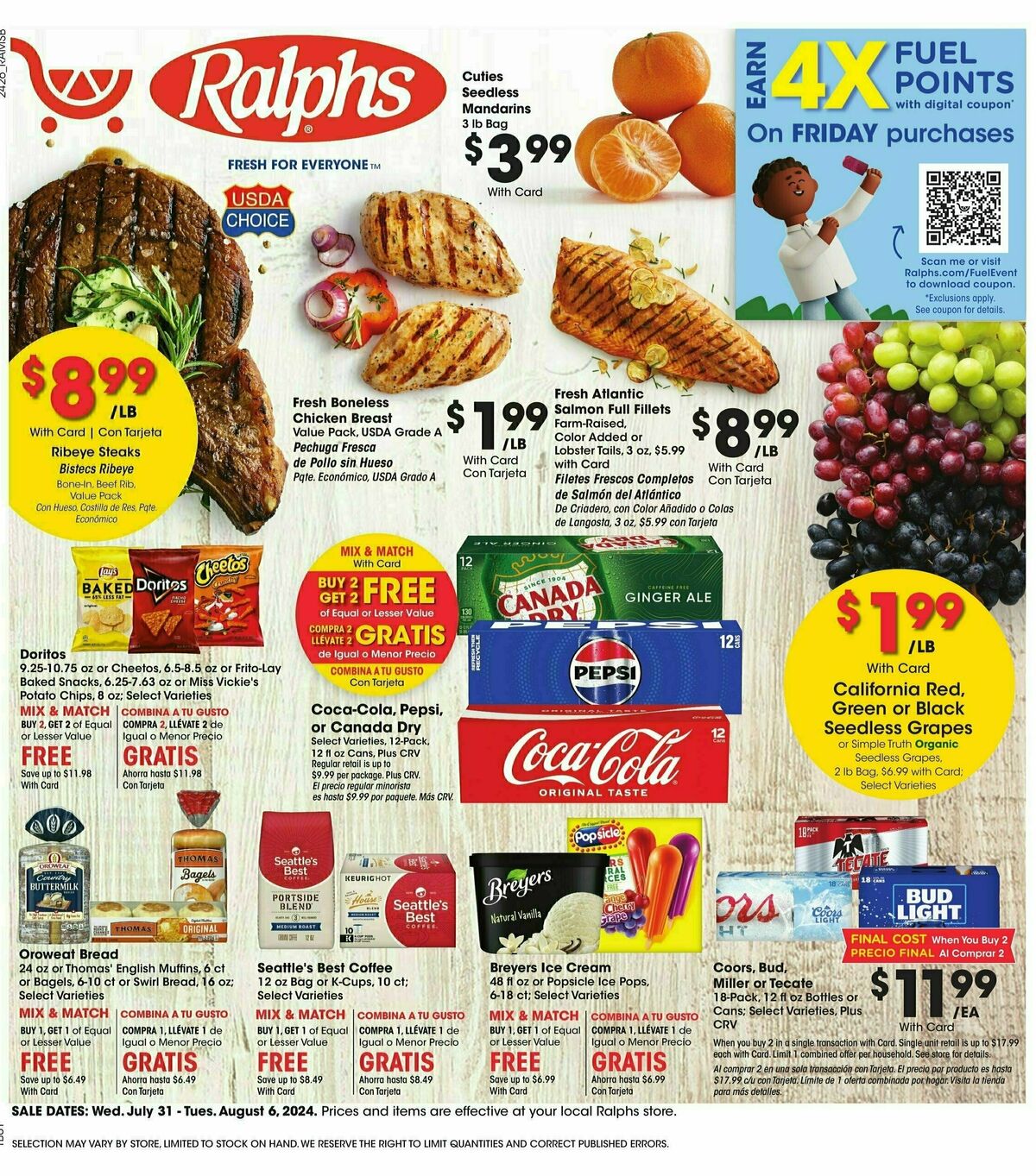 Ralphs Weekly Ad from July 31