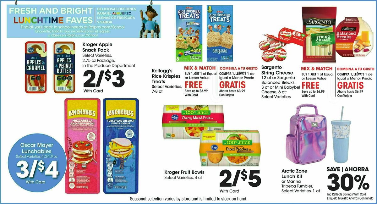 Ralphs Weekly Ad from July 31