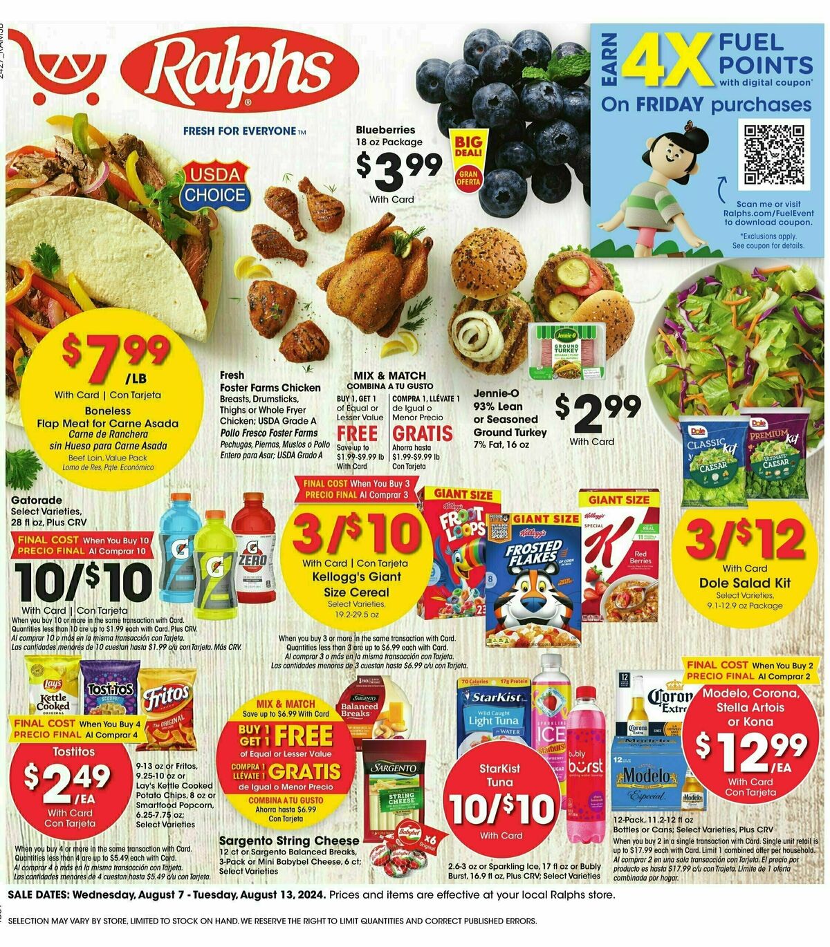 Ralphs Weekly Ad from August 7