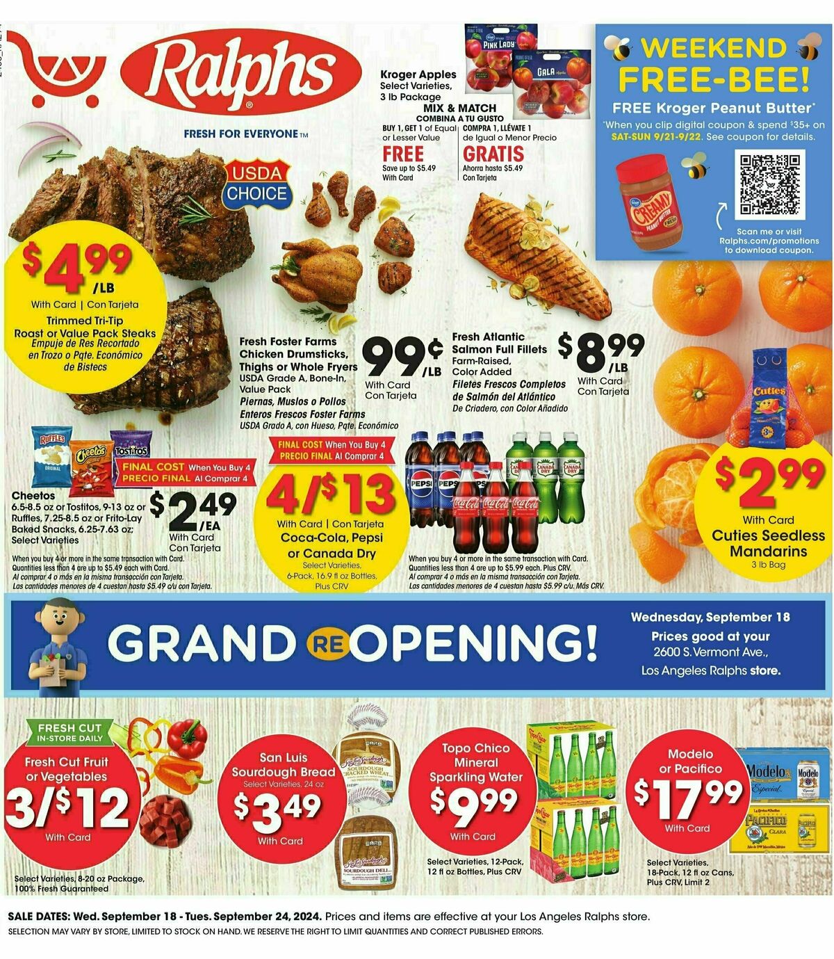 Ralphs Weekly Ad from September 18