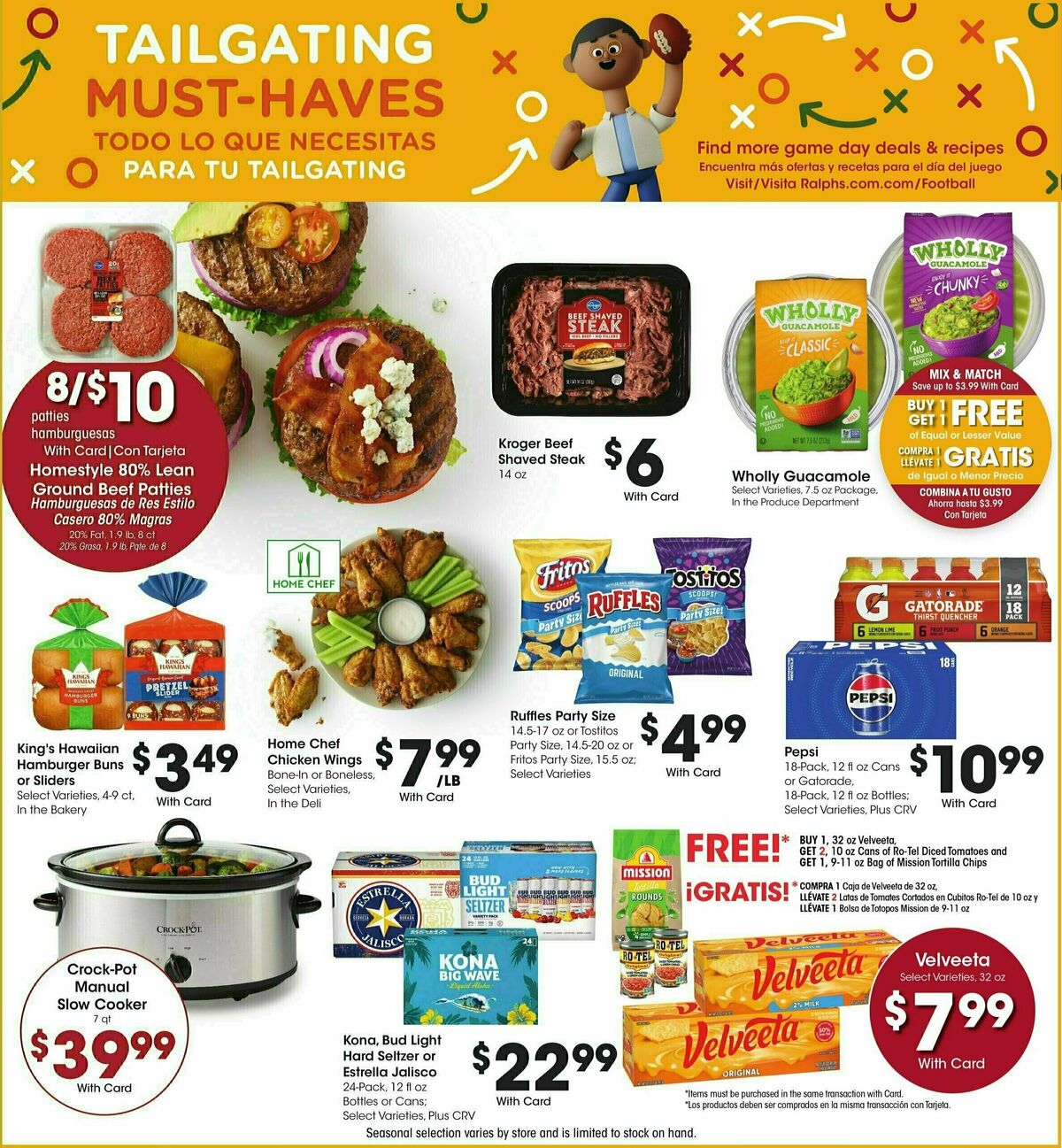 Ralphs Weekly Ad from September 25