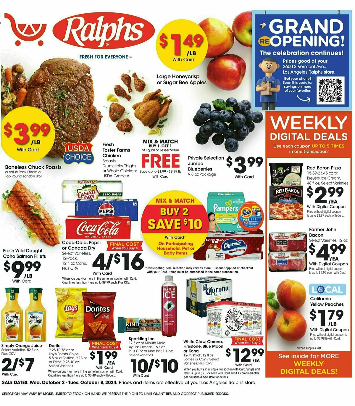 Ralphs Weekly Ad from October 2