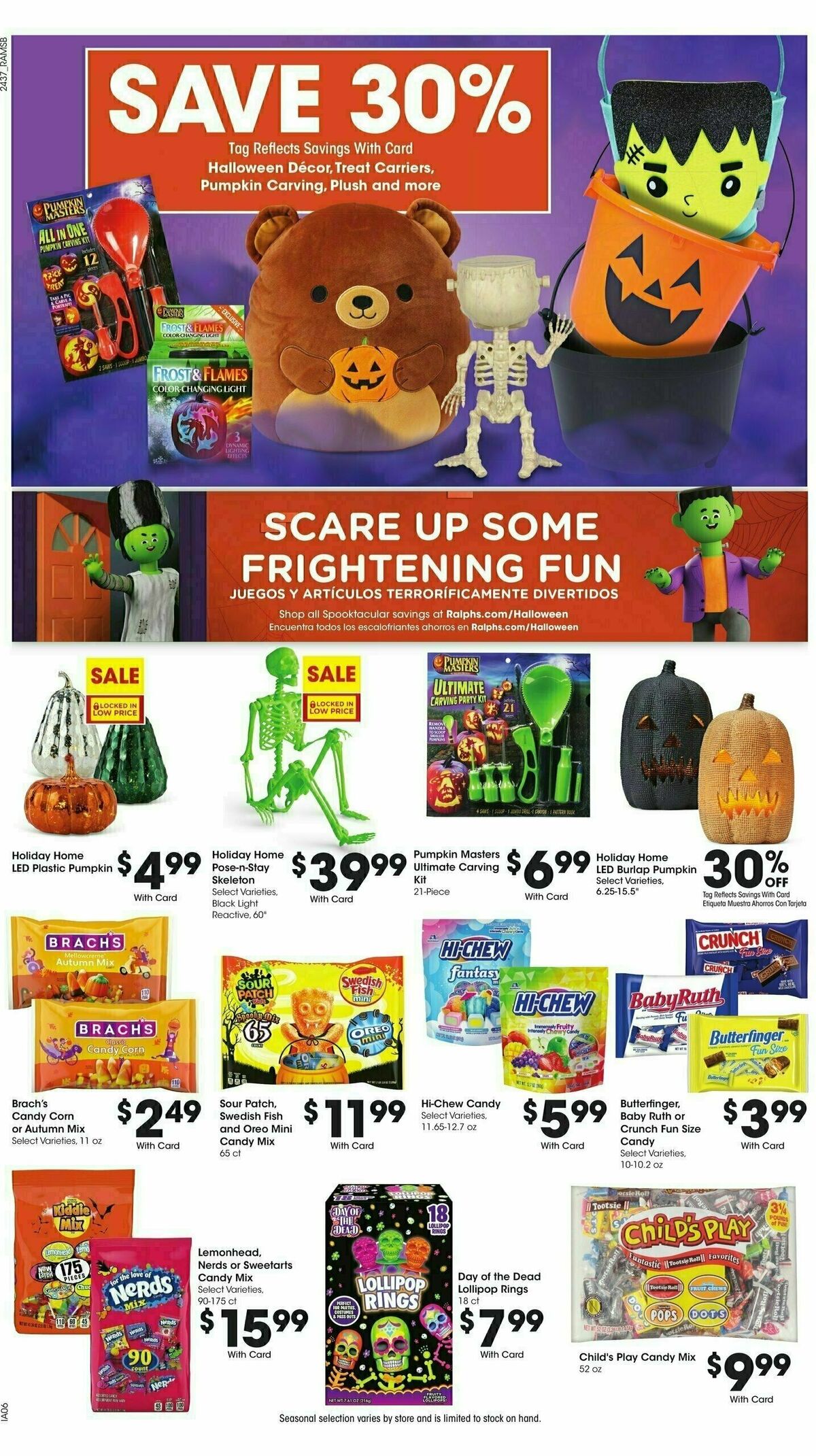 Ralphs Weekly Ad from October 16