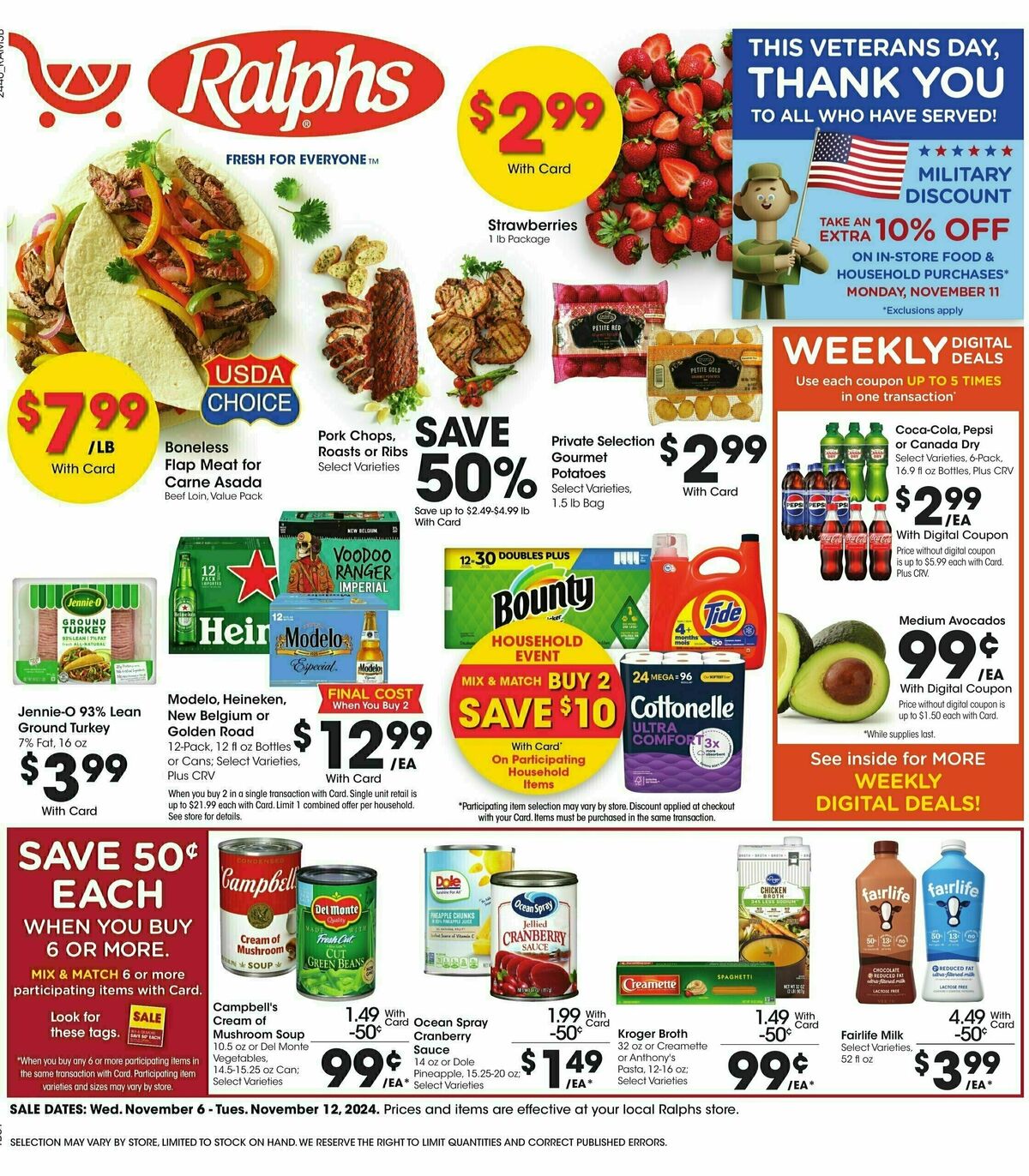 Ralphs Weekly Ad from November 6