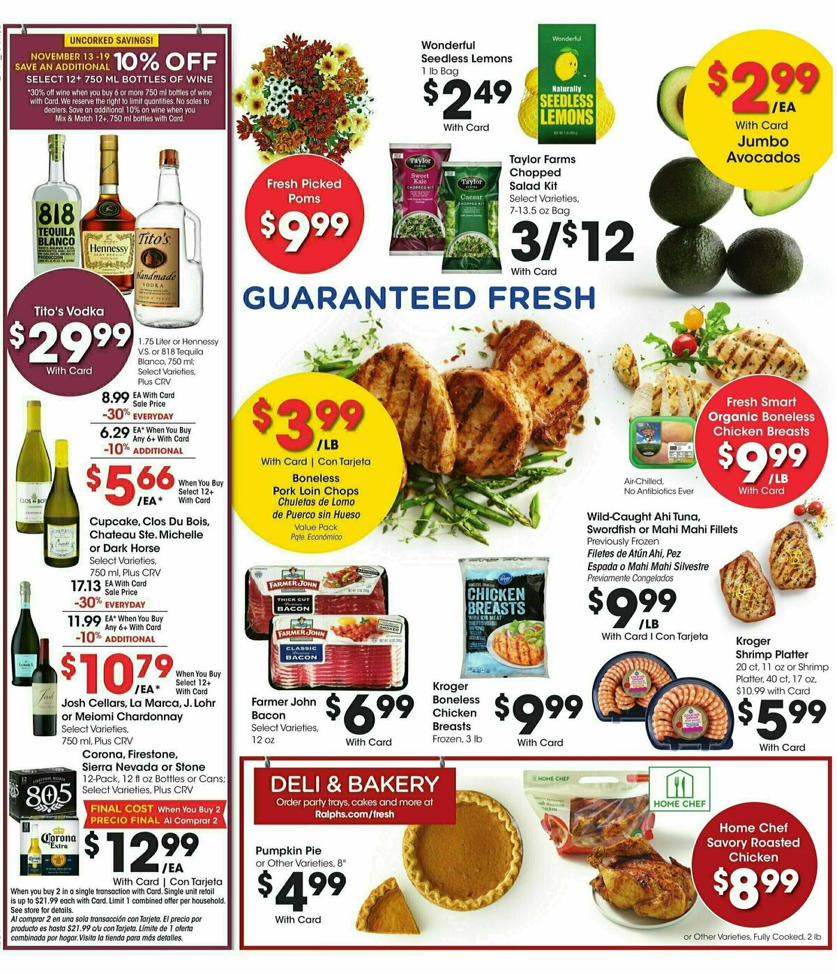 Ralphs Weekly Ad from November 13