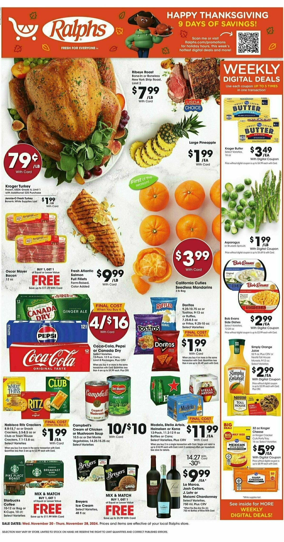 Ralphs Weekly Ad from November 20