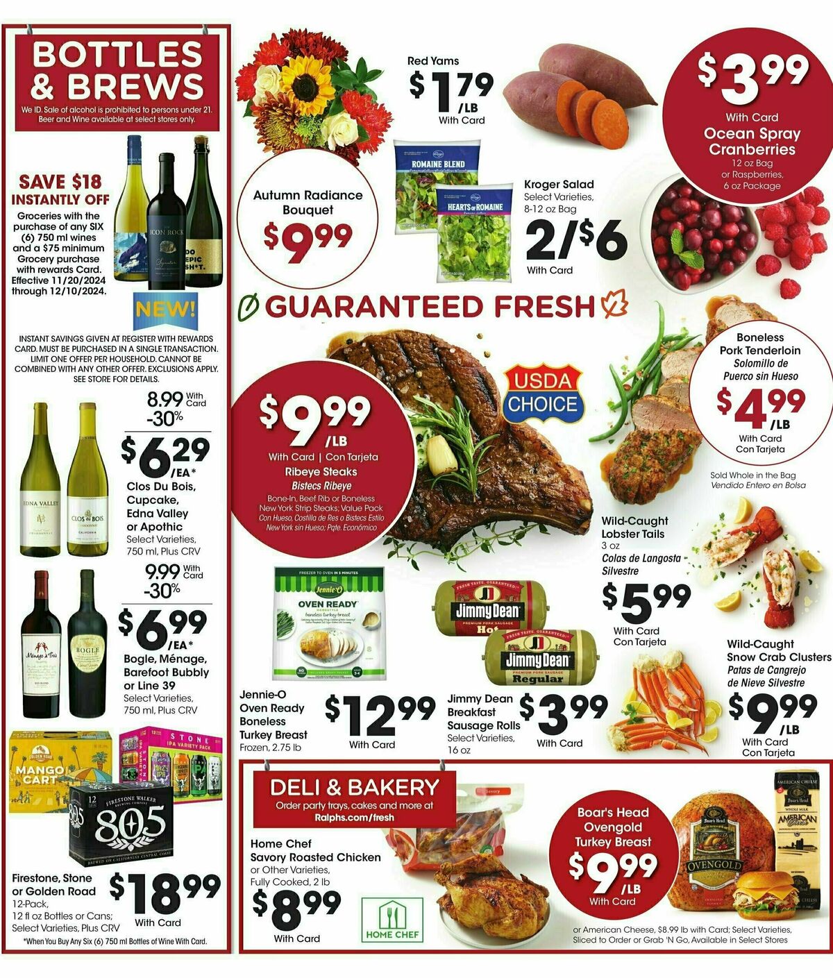 Ralphs Weekly Ad from November 20