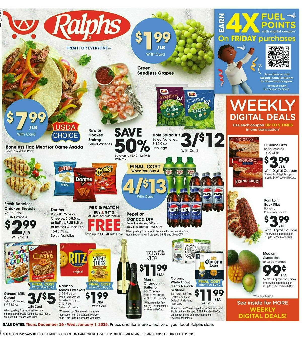 Ralphs Weekly Ad from December 26