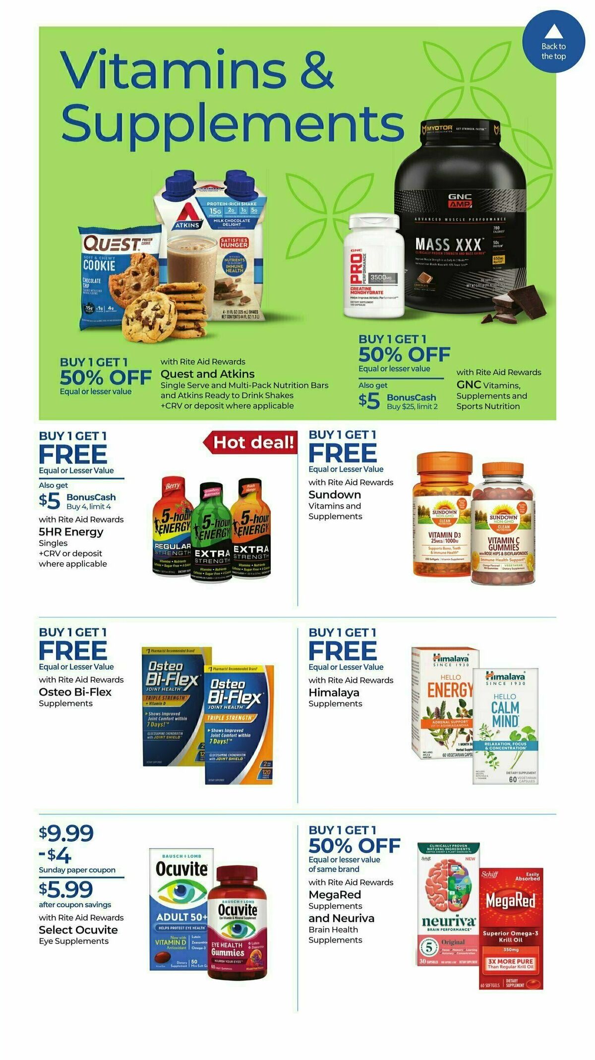 Rite Aid Weekly Ad from July 16