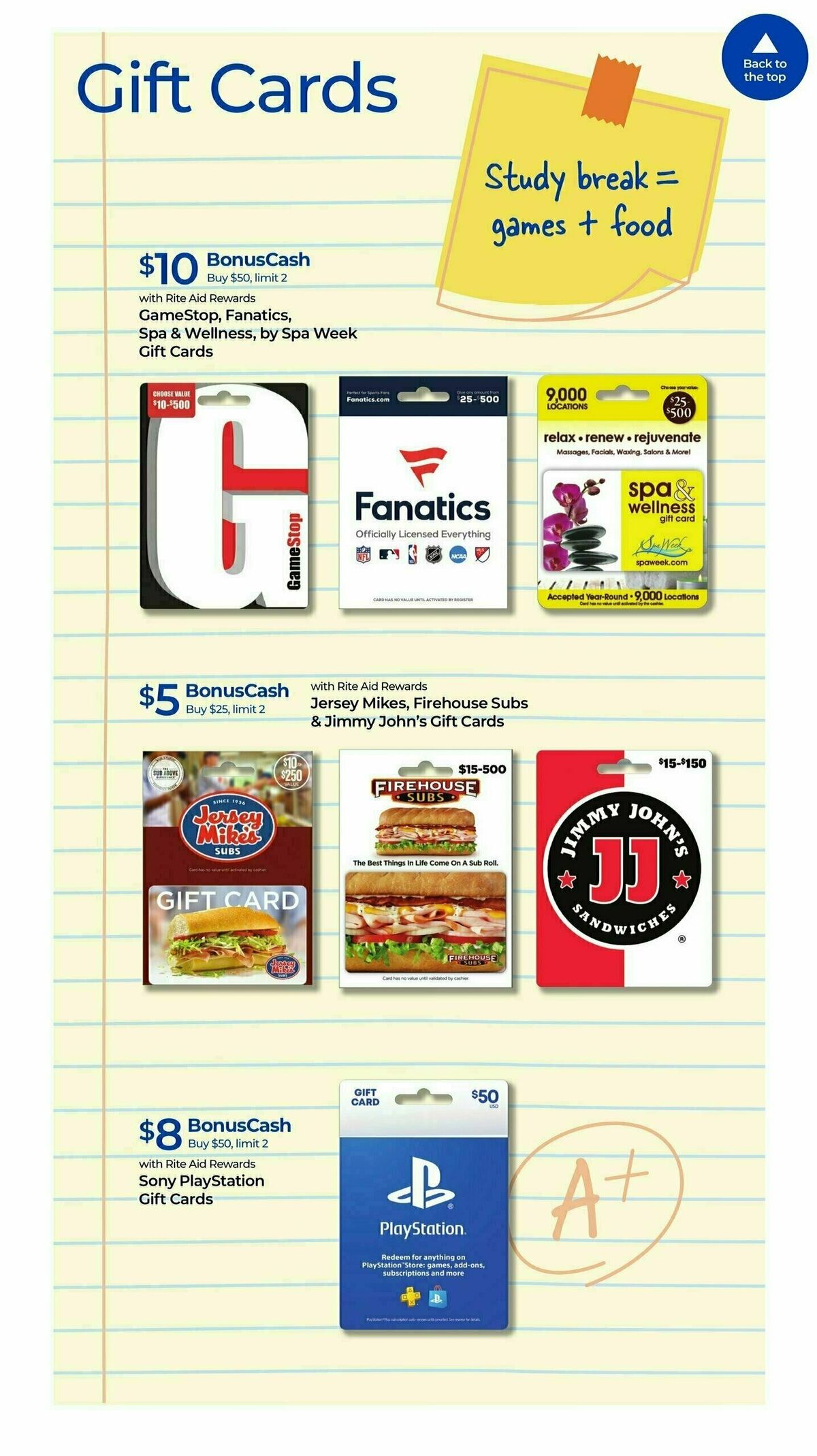 Rite Aid Weekly Ad from August 4