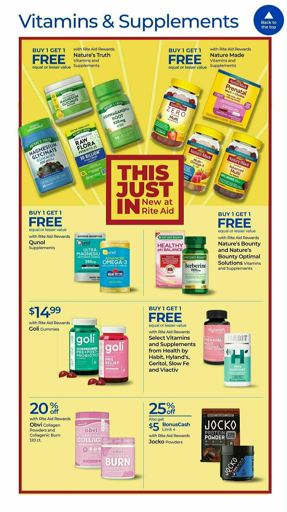 Rite Aid Weekly Ad from August 11