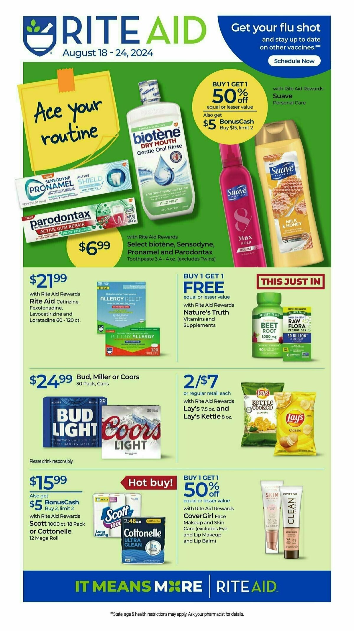 Rite Aid Weekly Ad from August 18