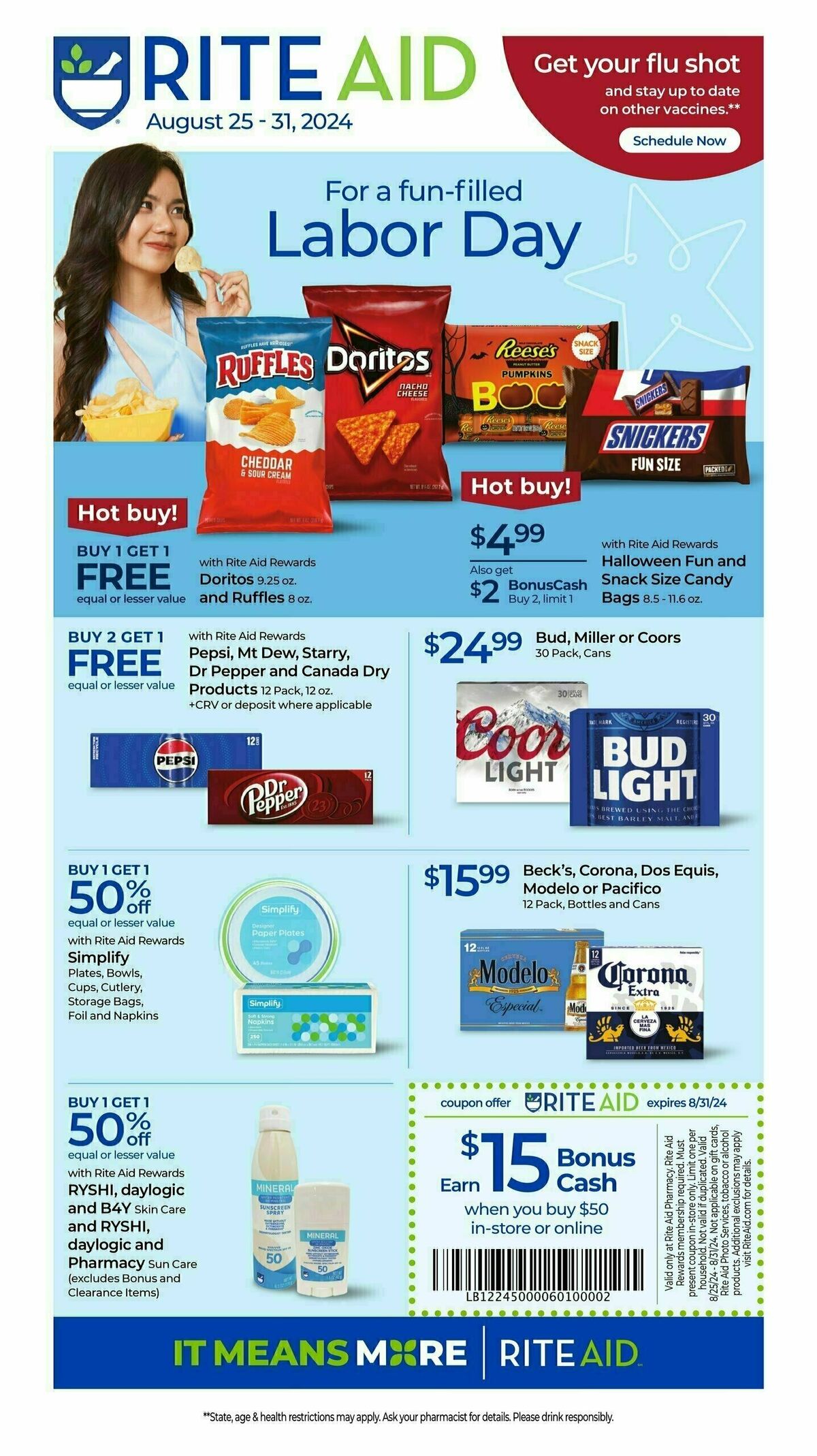 Rite Aid Weekly Ad from August 25