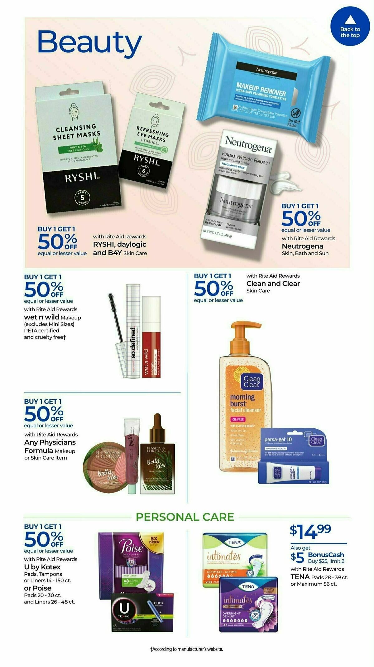 Rite Aid Weekly Ad from September 15