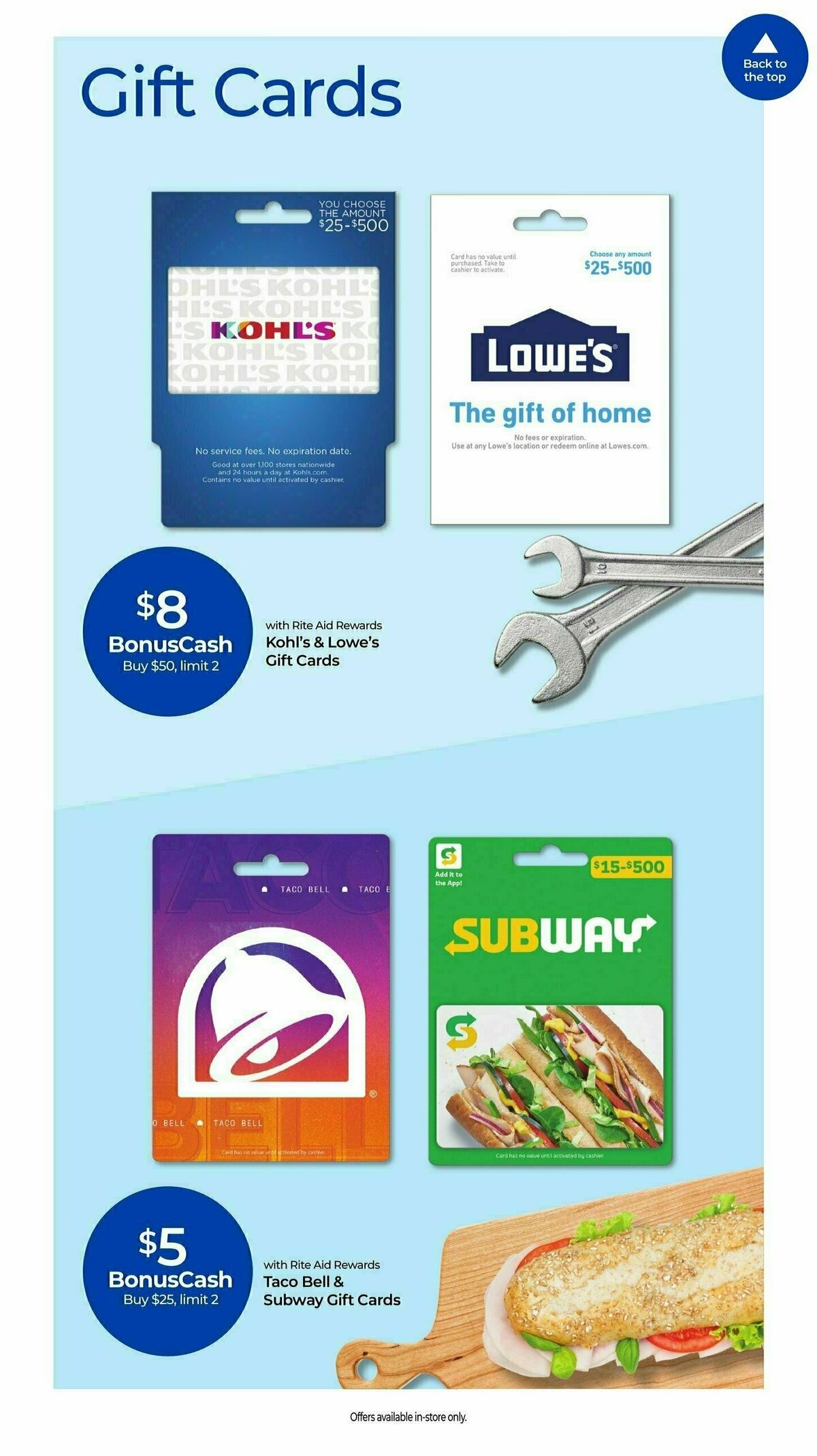 Rite Aid Weekly Ad from September 22