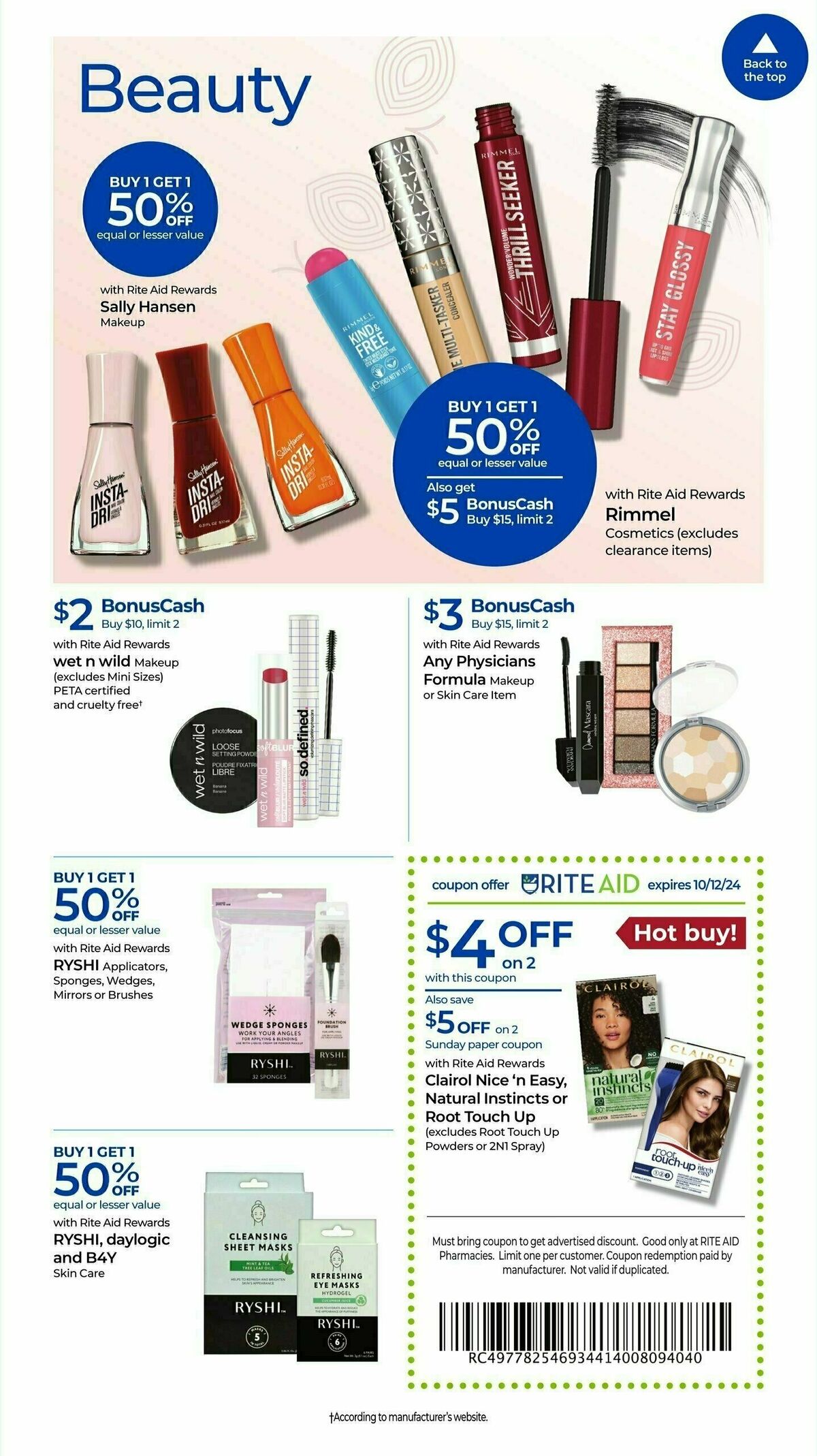 Rite Aid Weekly Ad from October 6